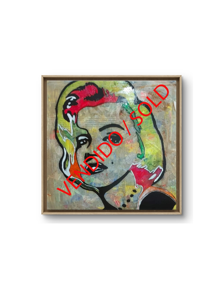 I renew myself when I am alone - Work Inspired by Marilyn Monroe