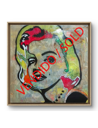 I renew myself when I am alone - Work Inspired by Marilyn Monroe